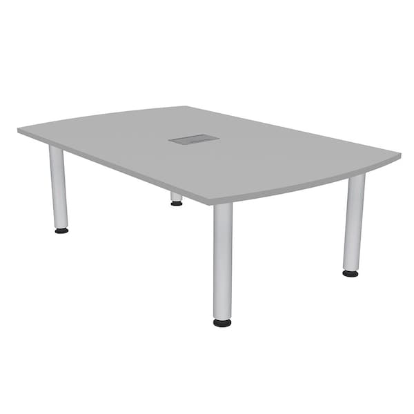 45.25 in W, 71.5 in L, 29 in H, Engineered Wood Top, Grey